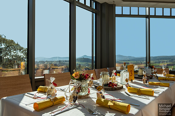 Windmühle Seifhennersdorf Panoramablick zum Gebirge